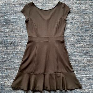 Loft knit black dress, gently used